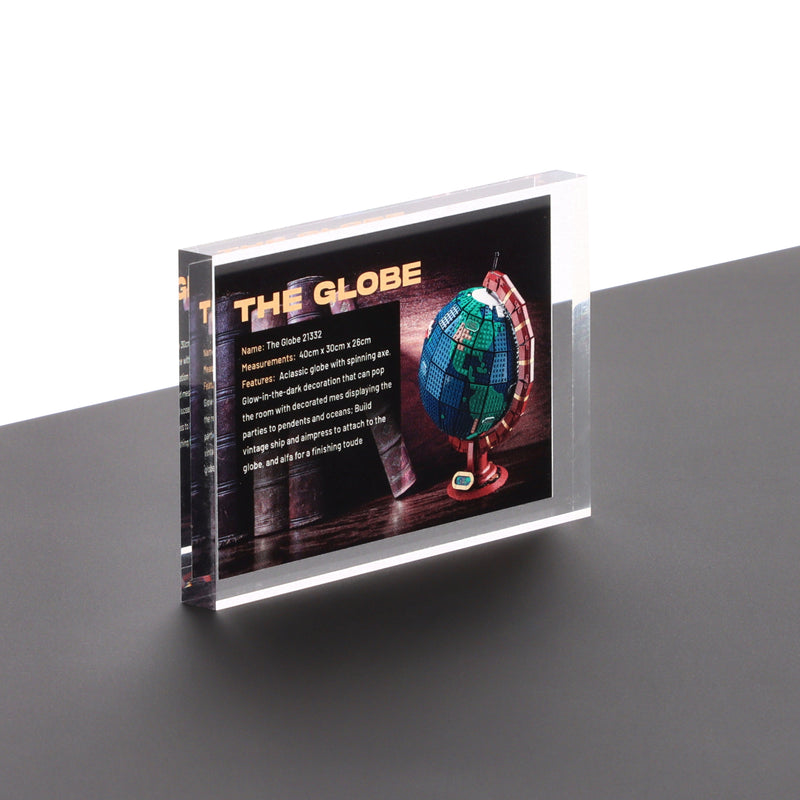 Load image into Gallery viewer, Lego 21332 The Globe - Display Plaque
