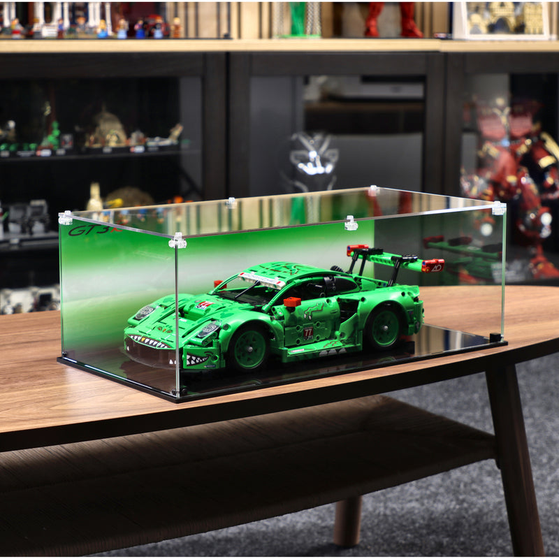 Load image into Gallery viewer, LEGO 42224 Porsche 911 GT3 R REXY AO Racing Car - Display Case
