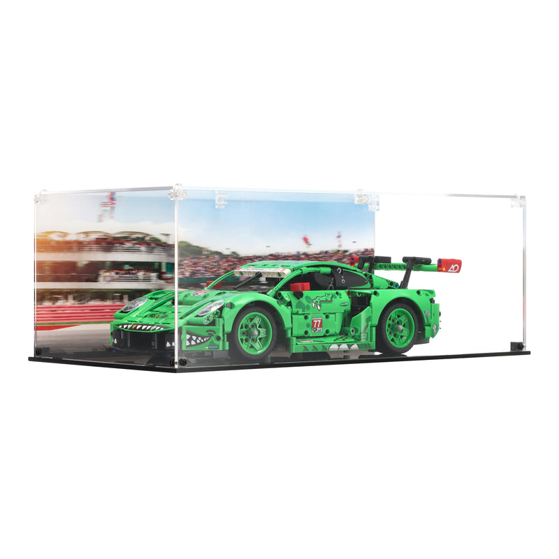 Load image into Gallery viewer, LEGO 42224 Porsche 911 GT3 R REXY AO Racing Car - Display Case
