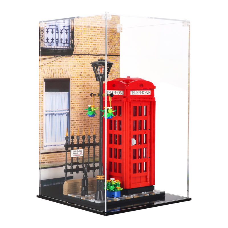 Load image into Gallery viewer, Lego 21347 Red London Telephone Box - Display Case
