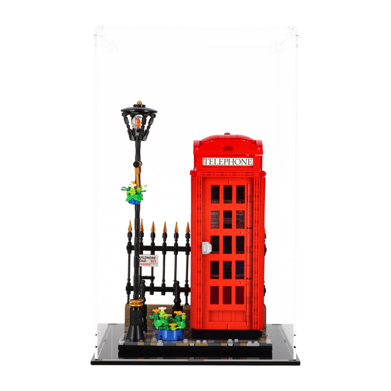 Load image into Gallery viewer, Lego 21347 Red London Telephone Box - Display Case
