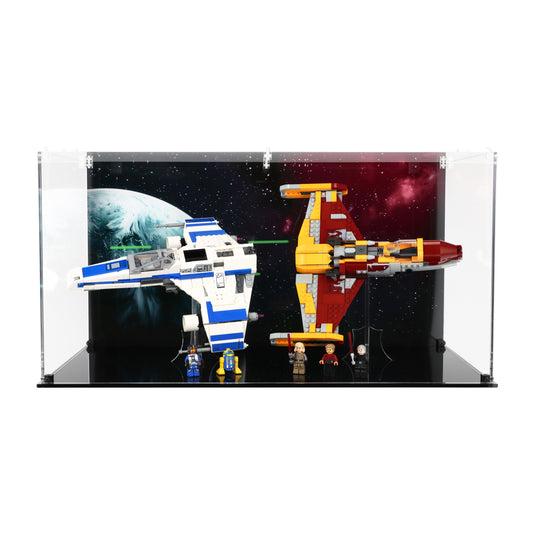 Lego 75364 New Republic E-Wing vs Shin Hati’s Starfighter - Display Case