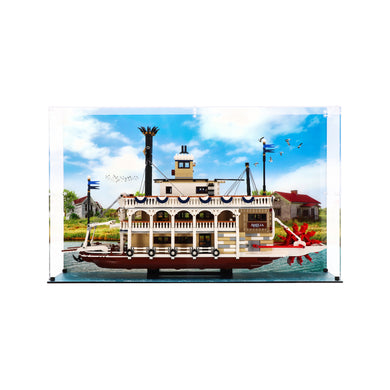 LEGO 21356 River Steamboat - Display Case