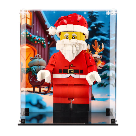 LEGO 40820 Up-Scaled Santa Minifigure - Display Case