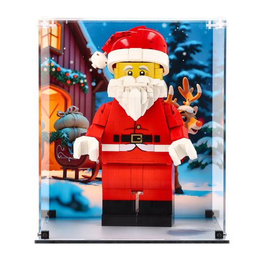 LEGO 40820 Up-Scaled Santa Minifigure - Display Case