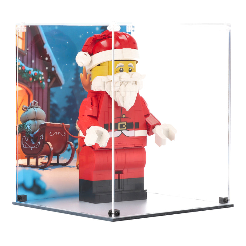 Load image into Gallery viewer, LEGO 40820 Up-Scaled Santa Minifigure - Display Case
