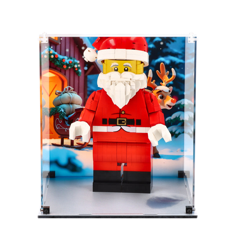 Load image into Gallery viewer, LEGO 40820 Up-Scaled Santa Minifigure - Display Case
