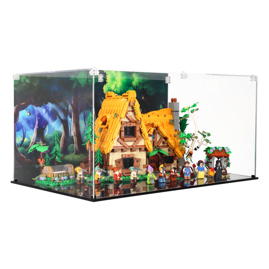 Lego 43242 Snow White and the Seven Dwarfs' Cottage - Display Case