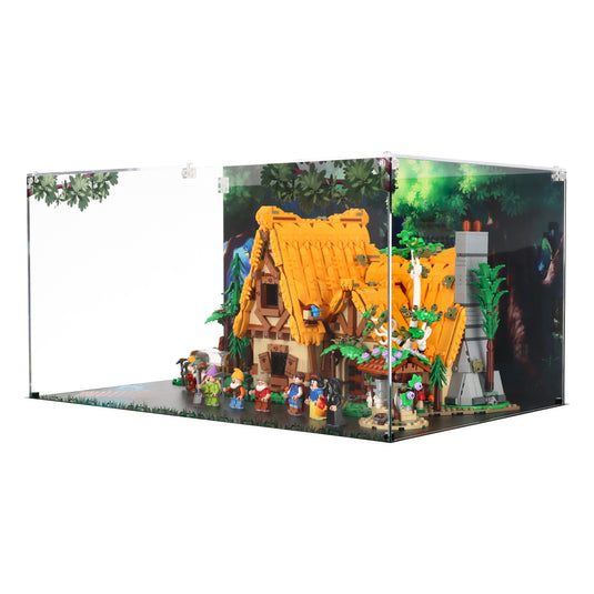 Lego 43242 Snow White and the Seven Dwarfs' Cottage - Display Case