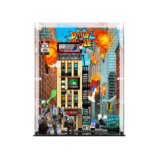 LEGO 76342 Spider-Man vs Mysterio: The Daily Bugle - Display Case