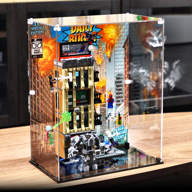 Load image into Gallery viewer, LEGO 76342 Spider-Man vs Mysterio: The Daily Bugle - Display Case
