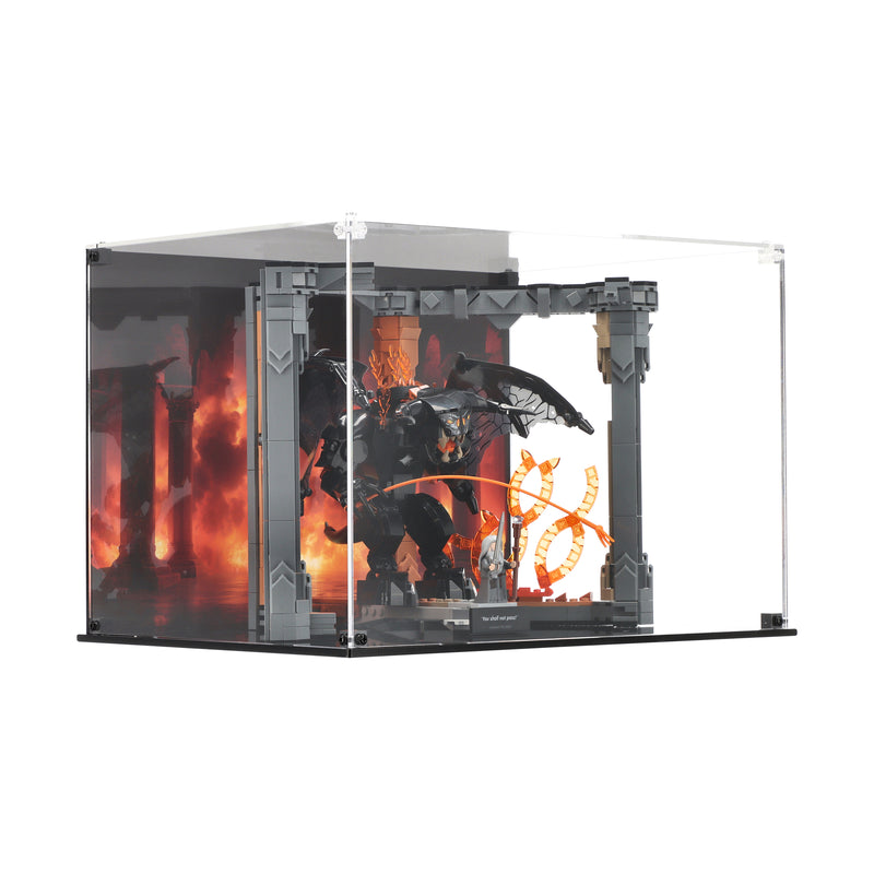 Load image into Gallery viewer, LEGO 10367 The Lord of the Rings: Balrog Book Nook - Display Case
