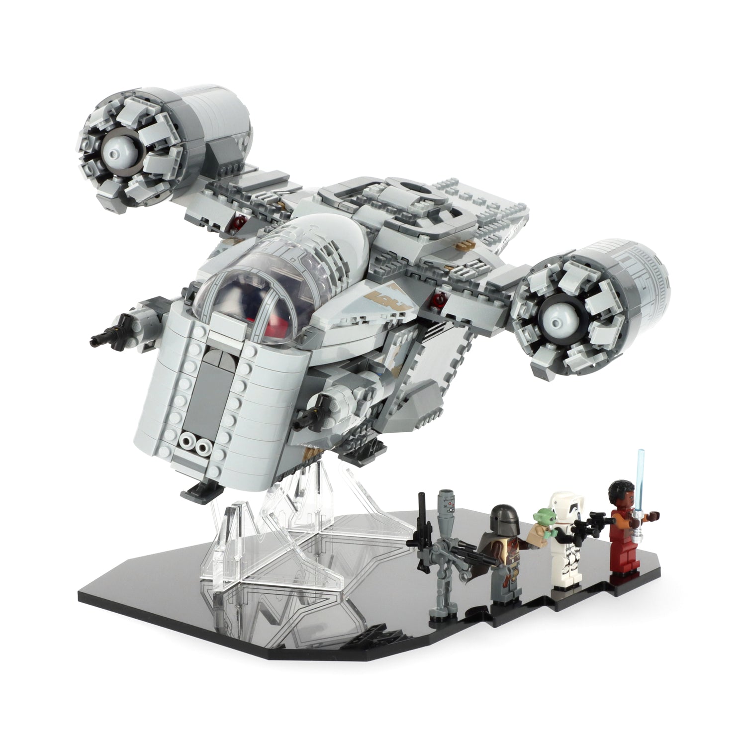 Exploding Lego Razor Crest LEGO 75292 Star Wars The Razor Crest - Display Stand