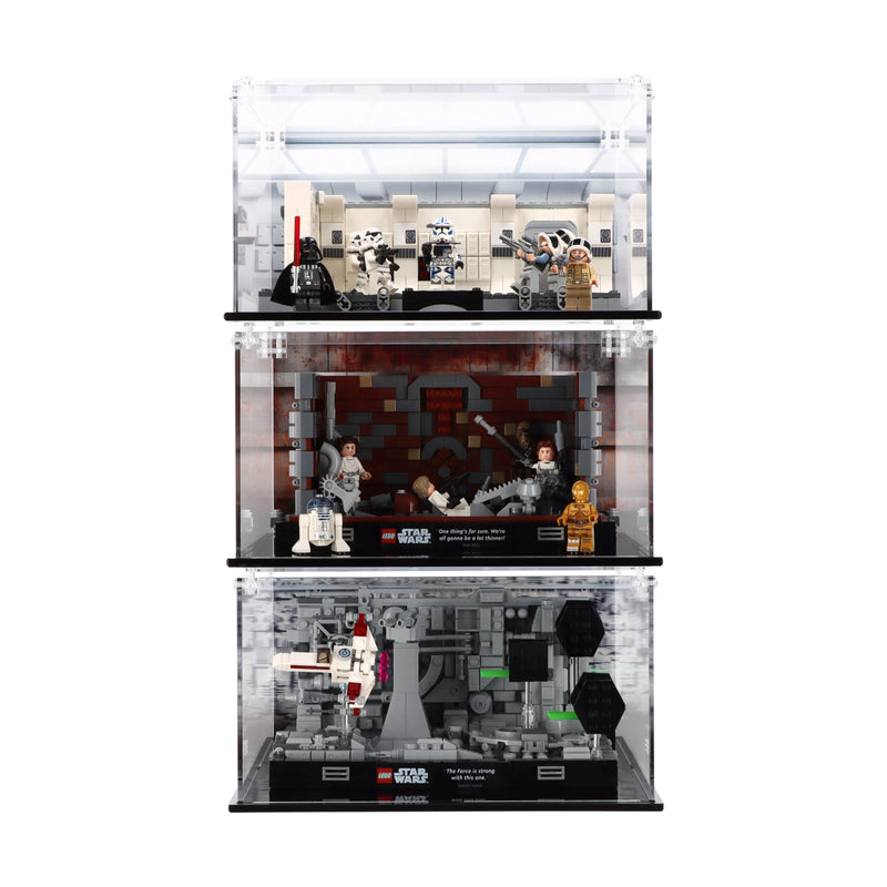 Lego 75339 Death Star Trash Compactor Diorama Display Case Uniquedisplay