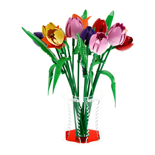 Display Vase For LEGO 11501 Tulip Bouquet