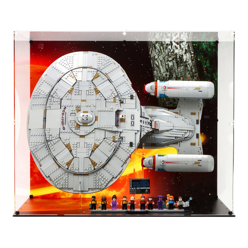 Load image into Gallery viewer, LEGO Star Trek: U.S.S. Enterprise NCC-1701-D - Horizontal Display Case

