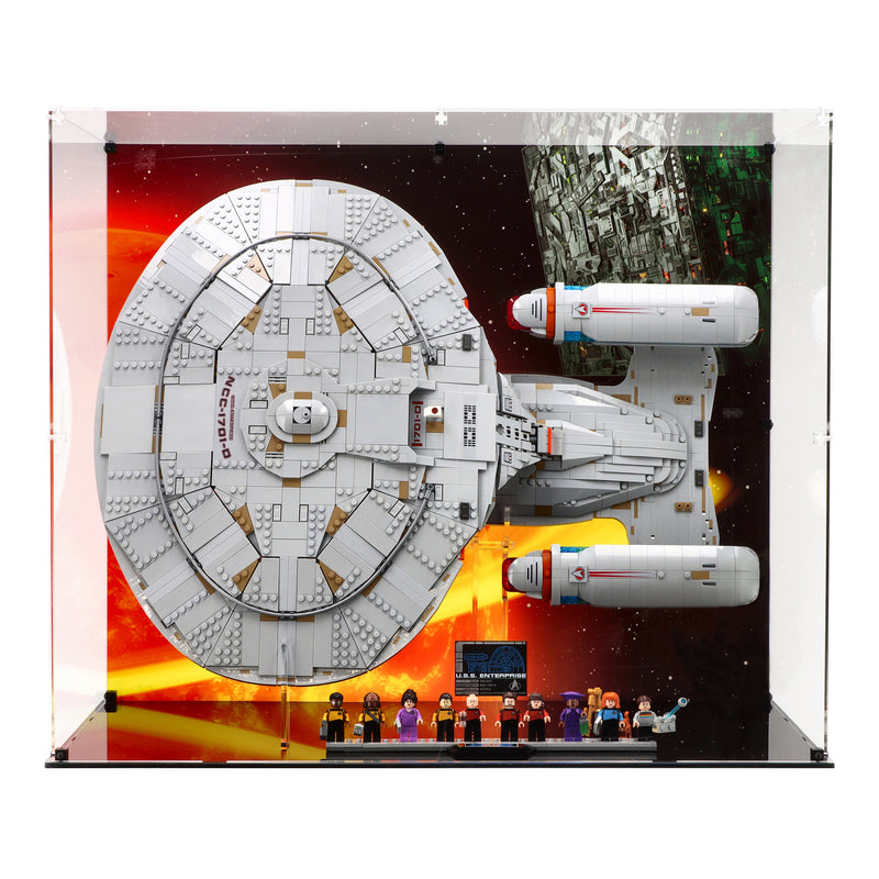 Load image into Gallery viewer, LEGO Star Trek: U.S.S. Enterprise NCC-1701-D - Horizontal Display Case
