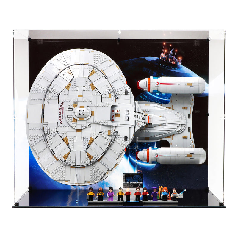 Load image into Gallery viewer, LEGO Star Trek: U.S.S. Enterprise NCC-1701-D - Horizontal Display Case
