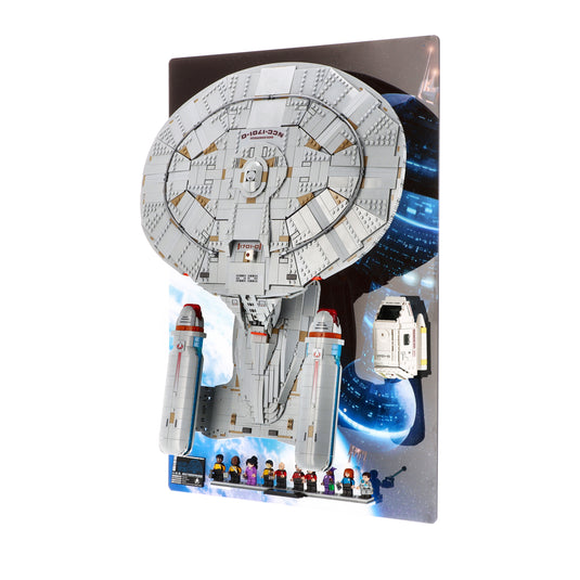WALL Display for LEGO 10356 Star Trek: U.S.S. Enterprise NCC-1701-D