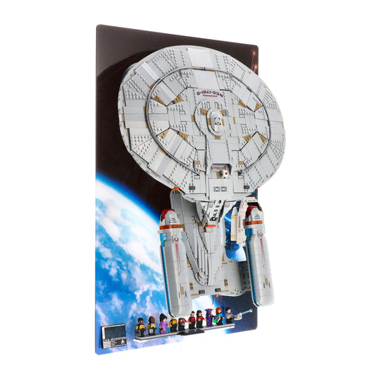 WALL Display for LEGO 10356 Star Trek: U.S.S. Enterprise NCC-1701-D