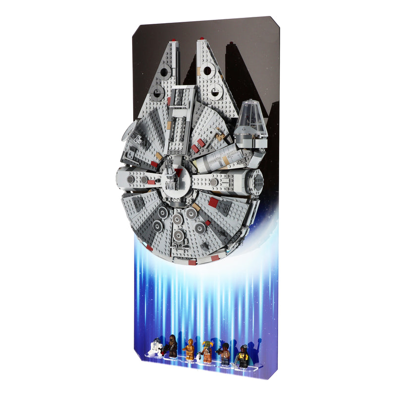 Load image into Gallery viewer, Wall Mounted Display Stand for Lego 75257 Star Wars Millennium Falcon
