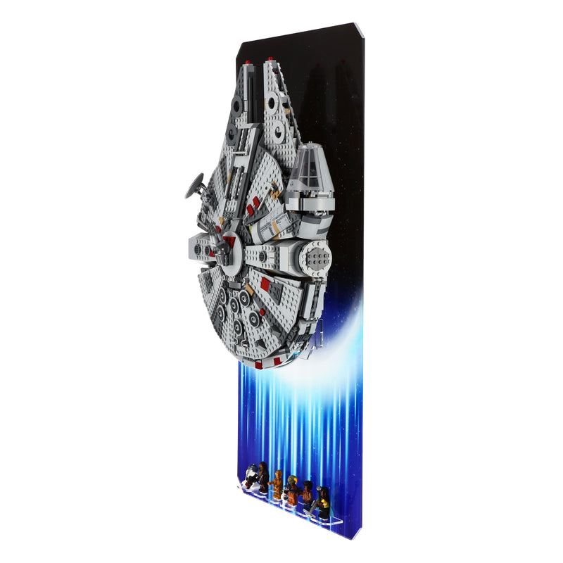 Load image into Gallery viewer, Wall Mounted Display Stand for Lego 75257 Star Wars Millennium Falcon
