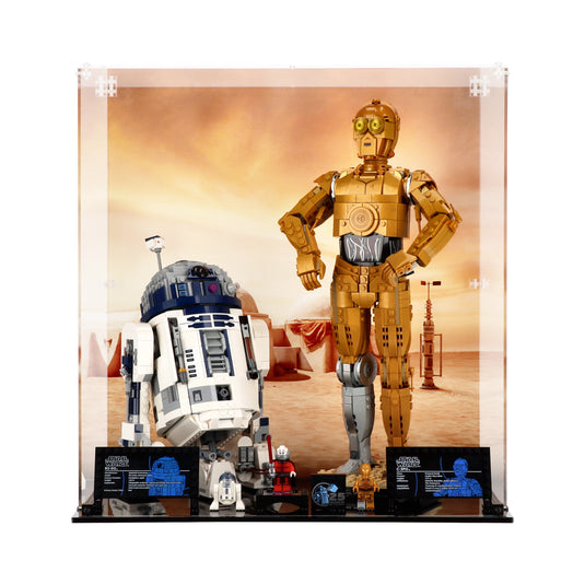 Lego 75379 R2-D2 75398 C-3PO Display Case