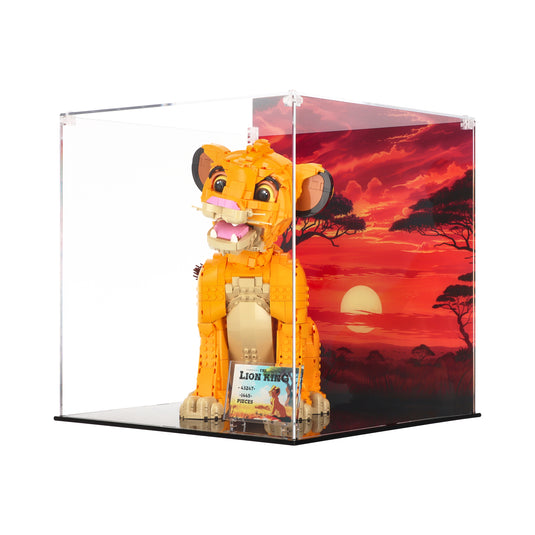 LEGO 43247 Young Simba the Lion King - Display Case