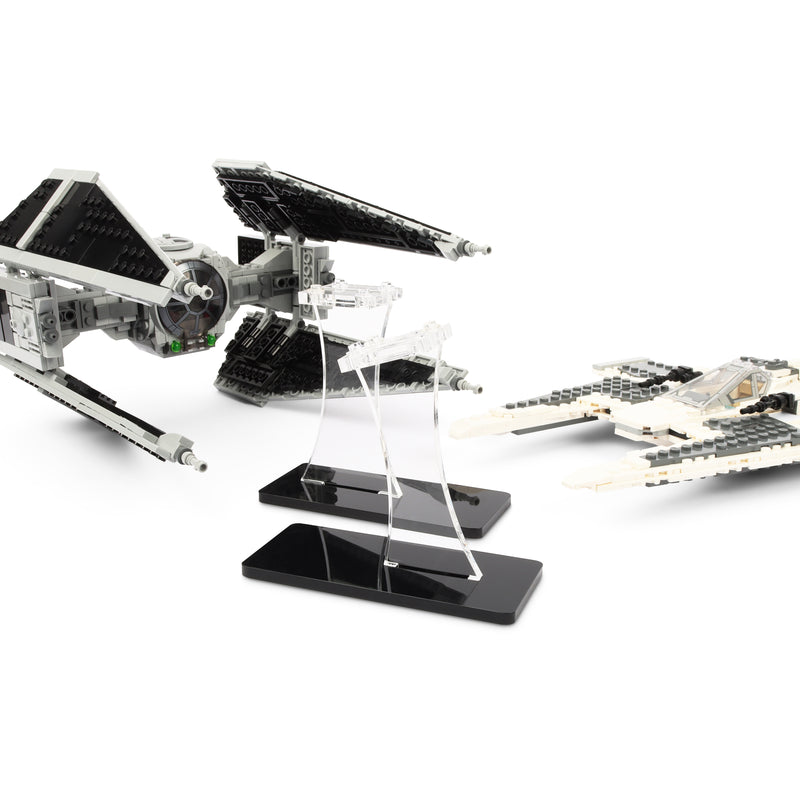 Load image into Gallery viewer, Lego 75348 Mandalorian Fang Fighter vs. TIE Interceptor Display Stand
