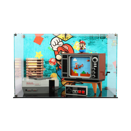 Mario Display Set Lego Super Mario Display Cases & Stands - Uniquedisplay.co.uk