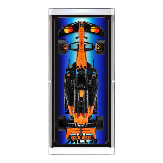 Wall Mounted Display Case for LEGO 42228 McLaren MCL39 F1 Car
