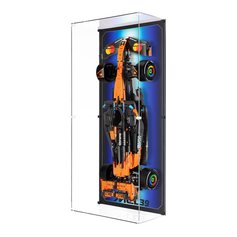Load image into Gallery viewer, Wall Mounted Display Case for LEGO 42228 McLaren MCL39 F1 Car
