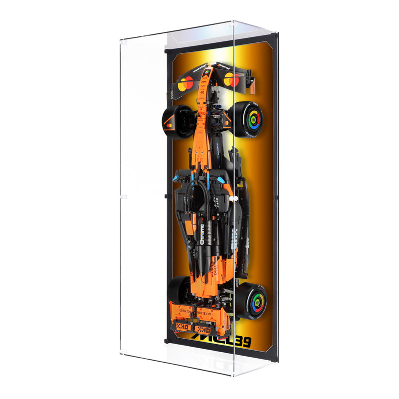Load image into Gallery viewer, Wall Mounted Display Case for LEGO 42228 McLaren MCL39 F1 Car
