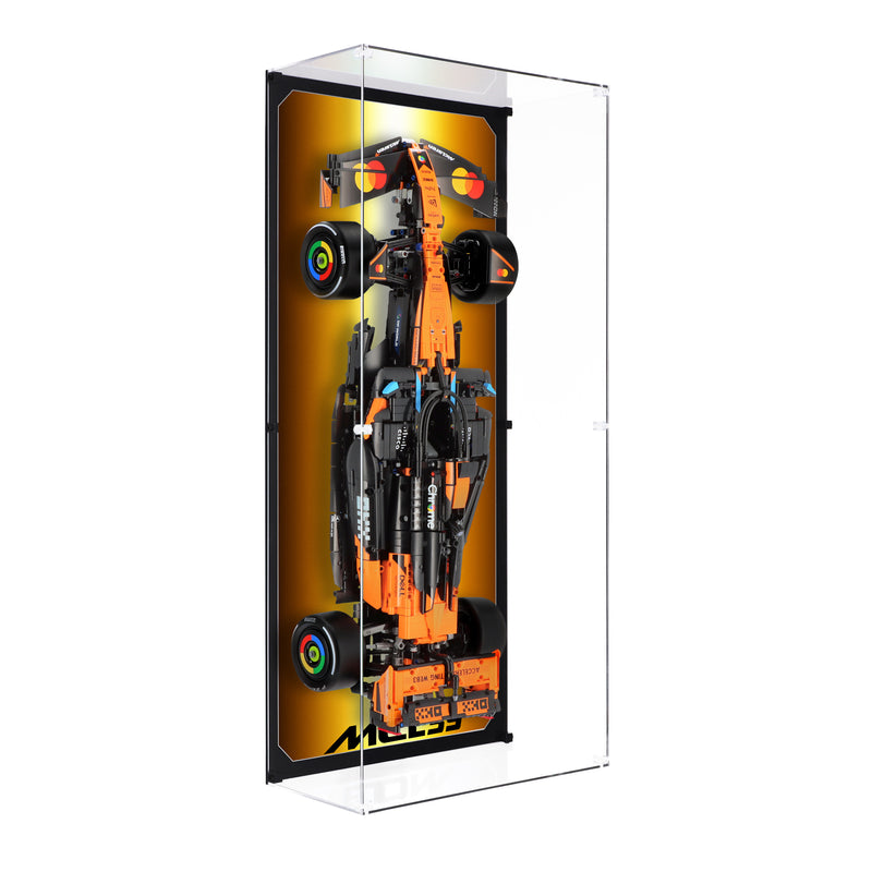 Load image into Gallery viewer, Wall Mounted Display Case for LEGO 42228 McLaren MCL39 F1 Car
