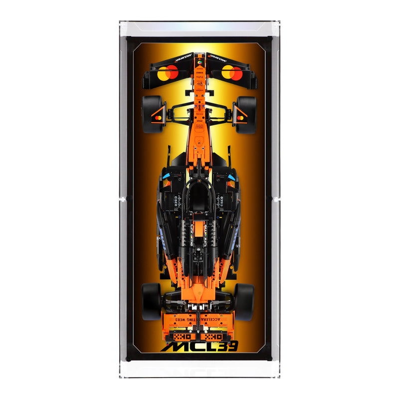 Load image into Gallery viewer, Wall Mounted Display Case for LEGO 42228 McLaren MCL39 F1 Car
