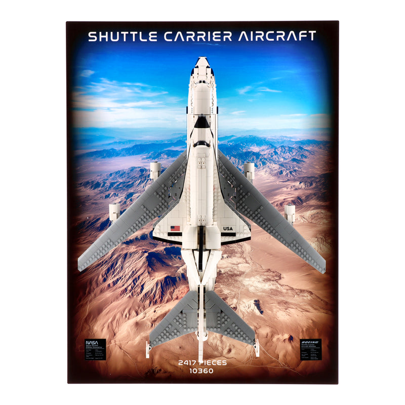 Load image into Gallery viewer, WALL Display for LEGO 10360 Shuttle Carrier Aircraft
