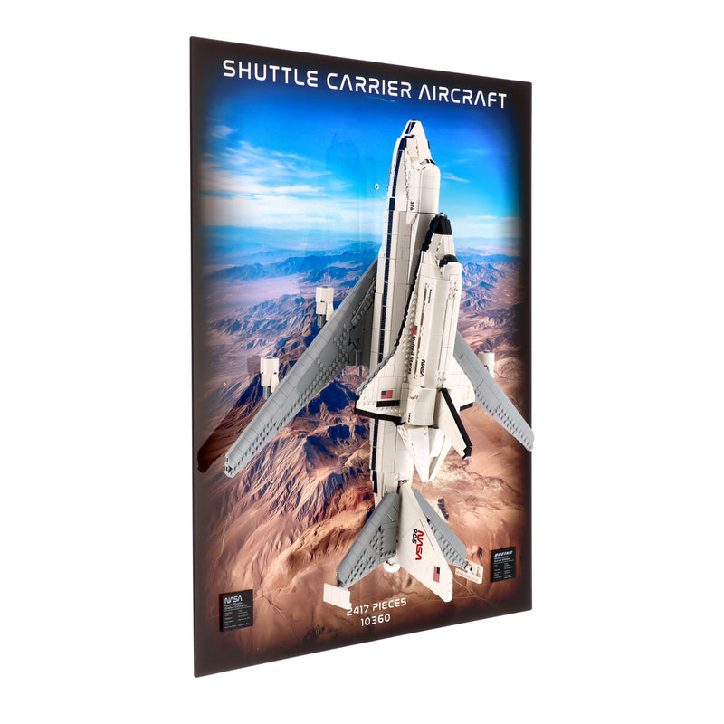 Load image into Gallery viewer, WALL Display for LEGO 10360 Shuttle Carrier Aircraft
