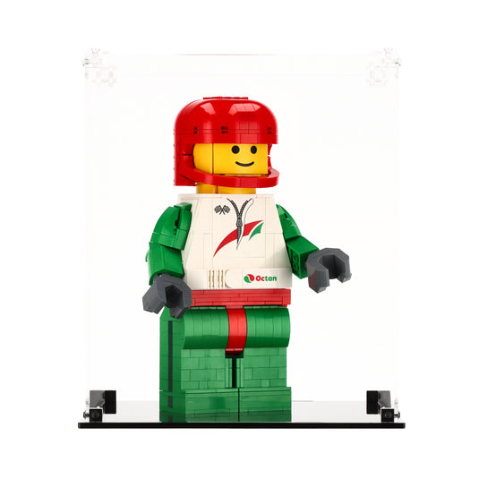 LEGO 40819 Up-Scaled Racing Driver Minifigure - Display Case