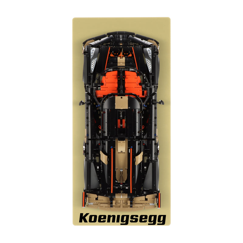 Load image into Gallery viewer, Wall display for LEGO 42232 Koenigsegg Sadair's Spear Megacar

