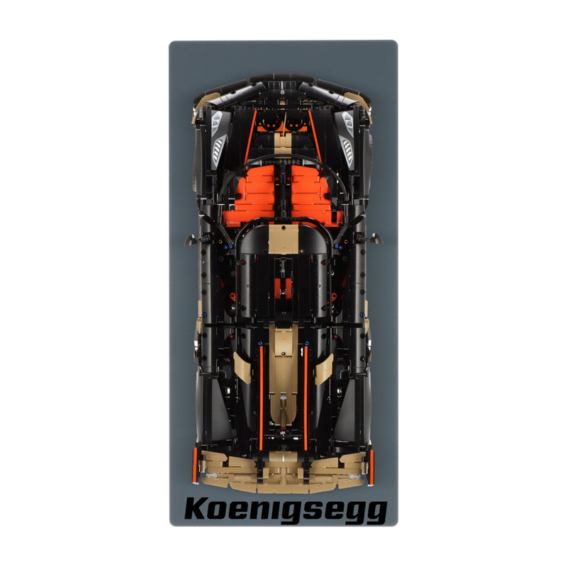 Load image into Gallery viewer, Wall display for LEGO 42232 Koenigsegg Sadair's Spear Megacar
