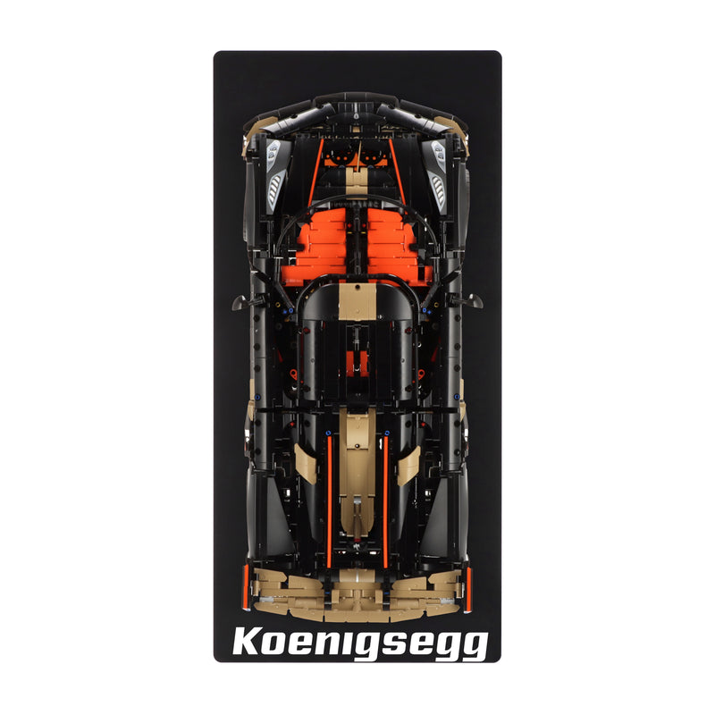 Load image into Gallery viewer, Wall display for LEGO 42232 Koenigsegg Sadair's Spear Megacar
