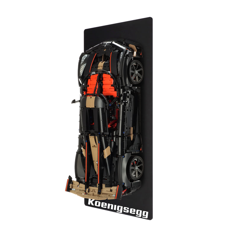 Load image into Gallery viewer, Wall display for LEGO 42232 Koenigsegg Sadair's Spear Megacar
