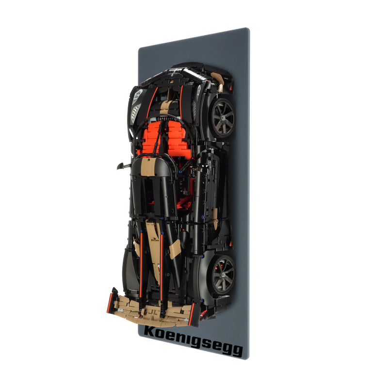 Load image into Gallery viewer, Wall display for LEGO 42232 Koenigsegg Sadair's Spear Megacar
