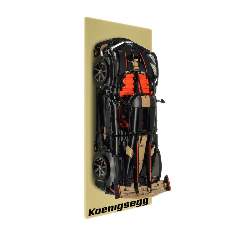 Load image into Gallery viewer, Wall display for LEGO 42232 Koenigsegg Sadair's Spear Megacar
