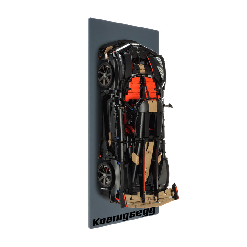 Load image into Gallery viewer, Wall display for LEGO 42232 Koenigsegg Sadair's Spear Megacar
