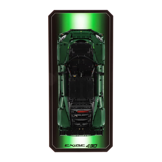 Luxury Wall display for CADA C61511W Lotus Exige Cup 430