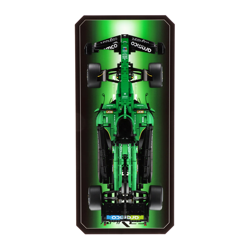 Load image into Gallery viewer, Luxury Wall display for LEGO 42240 Aston Martin Aramco AMR25 F1® Car
