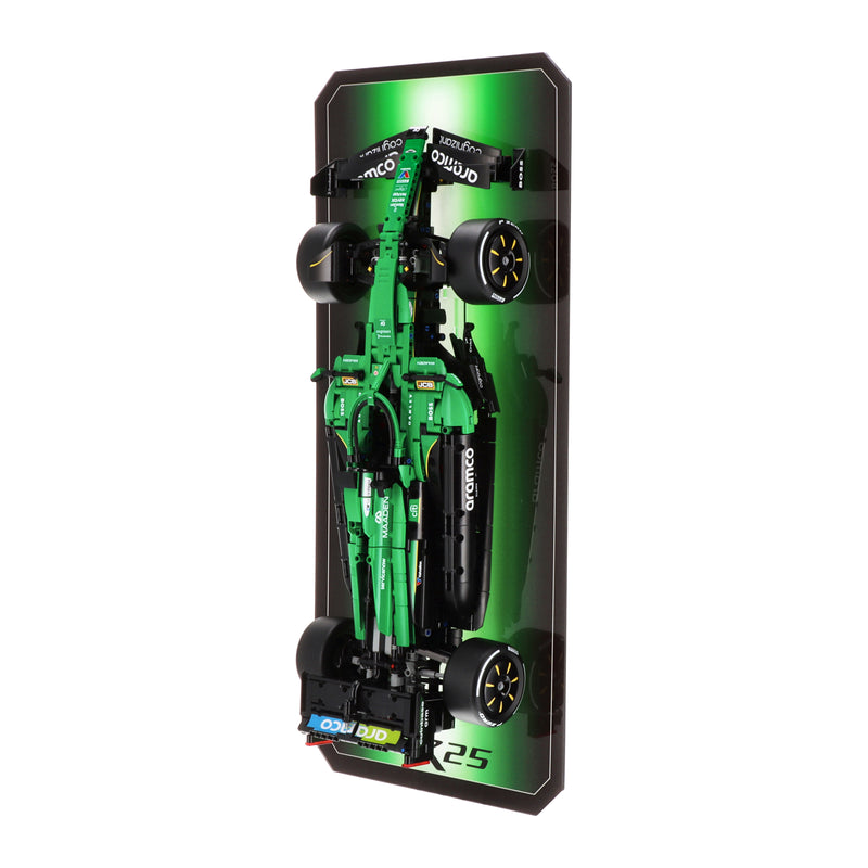 Load image into Gallery viewer, Luxury Wall display for LEGO 42240 Aston Martin Aramco AMR25 F1® Car
