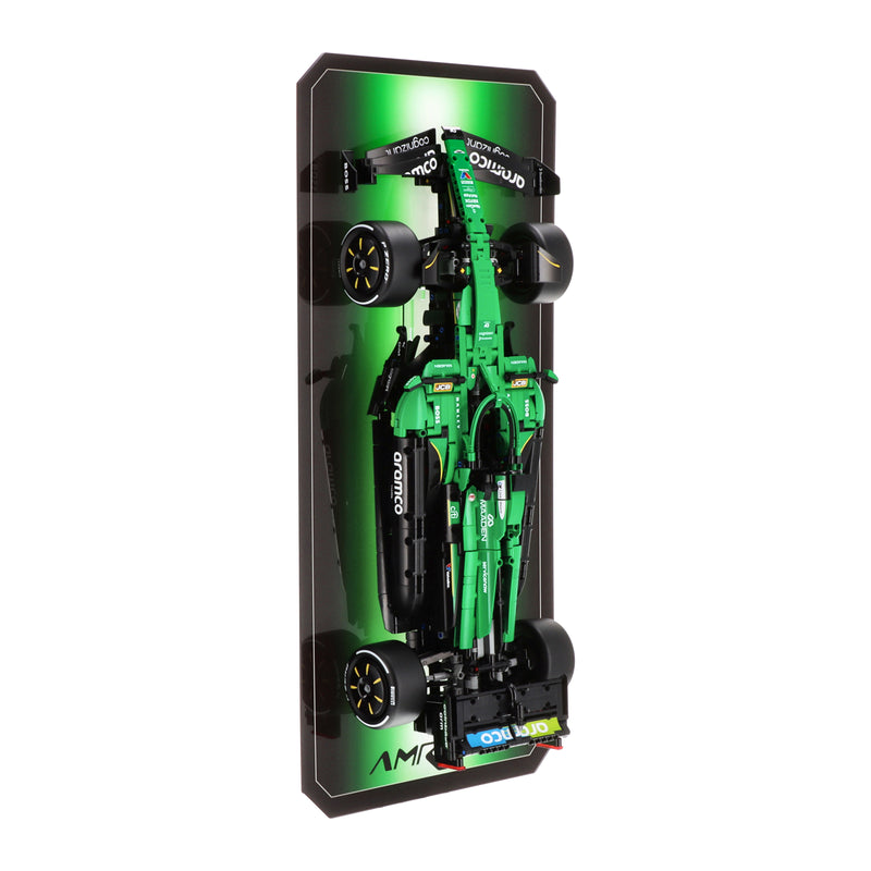 Load image into Gallery viewer, Luxury Wall display for LEGO 42240 Aston Martin Aramco AMR25 F1® Car
