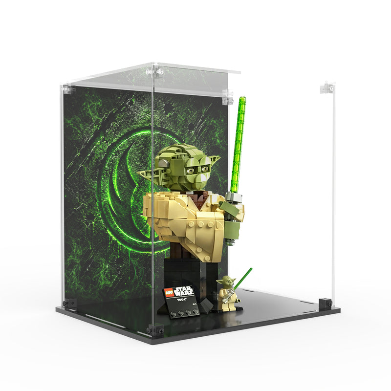 Load image into Gallery viewer, LEGO 75438 Yoda Bust - Display Case
